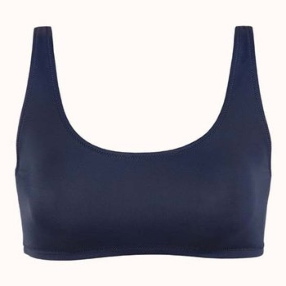 Lively Navy Bralette Bikini Top